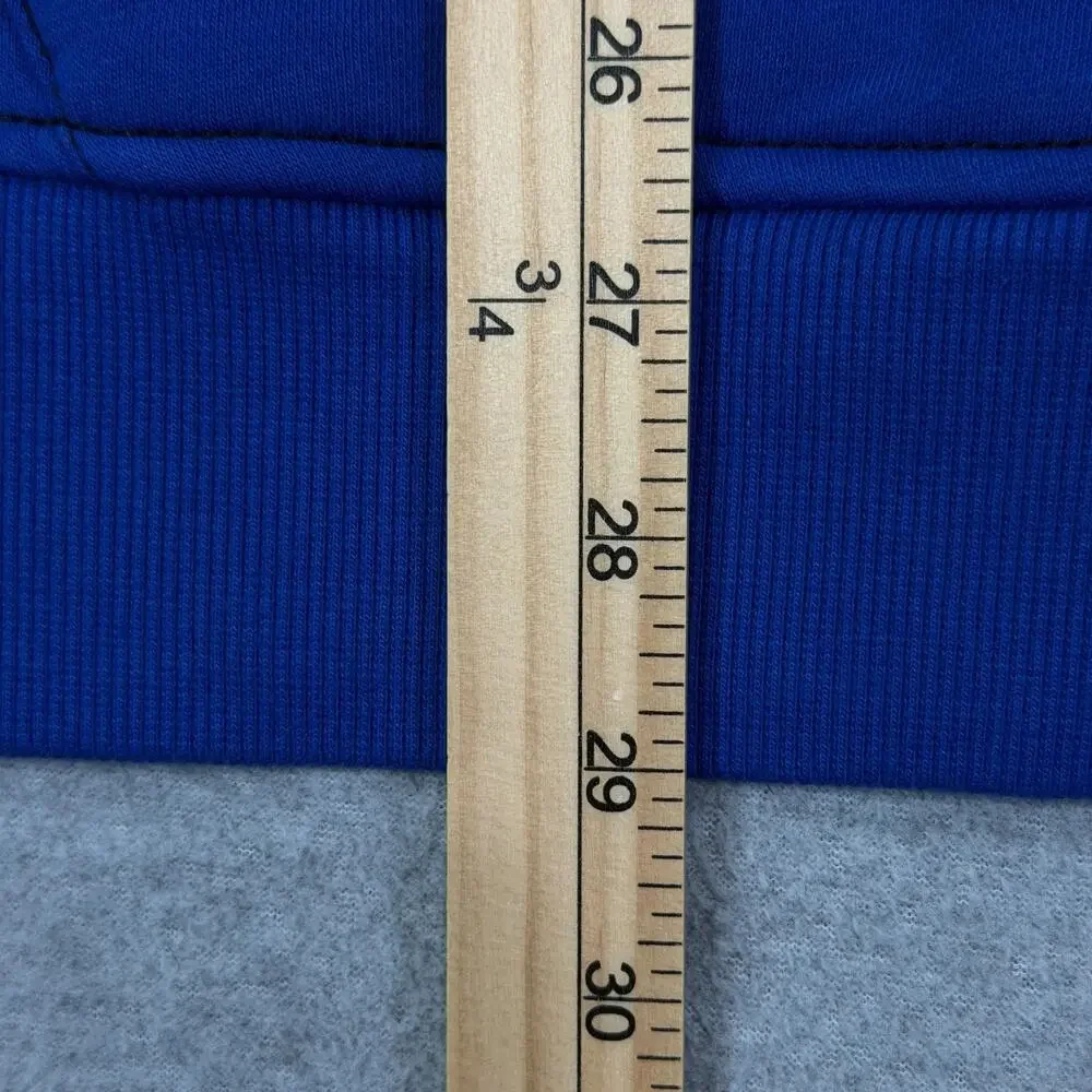True Religion Mens Contrast TR Zip Hoodie Large L Surf The Web Blue Buddha NWT